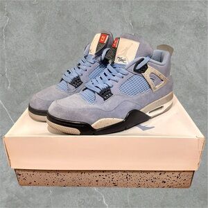 Air Jordan 4 Retro University Blue 11.5 Mens Athletic Sneakers Shoes CT8527-400